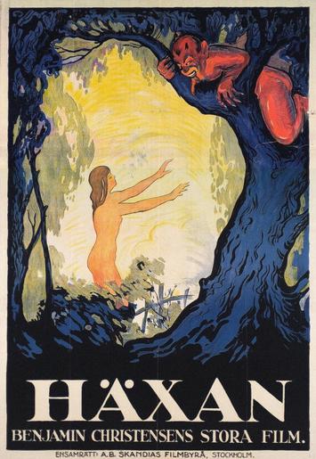 Poster de Haxan. La brujería a través de los tiempos