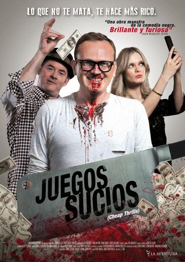 Poster de Juegos sucios (Cheap thrills)